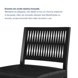 Banqueta Barcelona 105 Cm X 42 Cm X 41 Cm - 5