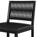Ver imagem 4 de Banqueta Alta Estofada Corino Barcelona 105cm Preto