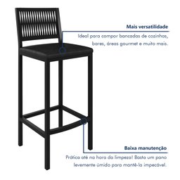 Banqueta Barcelona 105 Cm X 42 Cm X 41 Cm - 7