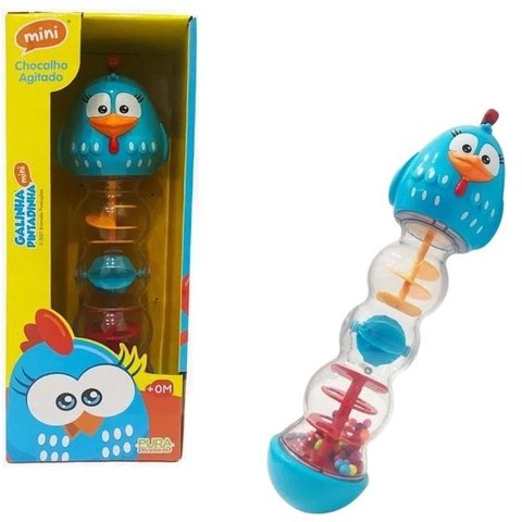 Brinquedo para Bebê Chocalho Agitado Galinha Pintadinha