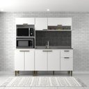 Ver imagem 1 de Cozinha Alana 3 Pecas Torre Quente 183cm x 193cm x 53cm Branco