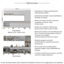 Ver imagem 3 de Cozinha Modulada Completa Compacta 5 Peças com Balcão para Cooktop Veneza Multimóveis Mp2270