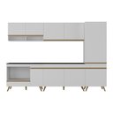 Ver imagem 6 de Cozinha Modulada Completa Compacta 5 Peças com Balcão para Cooktop Veneza Multimóveis Mp2270