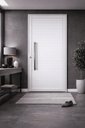 Ver imagem 2 de Porta de Giro Alumínio Branco Lambril c/Puxador 60cm Maxx - 210x80 - Direita
