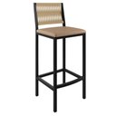 Ver imagem 6 de Conjunto Bistrô Coliseu Tampo Maciço Pinus 70cm com 2 Banquetas Barcelona