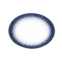 Ver imagem 2 de Jogo 6 Pratos de Sobremesa em Porcelana Branco e Azul 20cm Bm0010 Btc