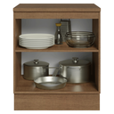 Ver imagem 6 de Balcão de Cozinha 70 cm 2 Portas Rustic/Crema Vik Madesa