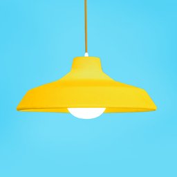 Luminária Pendente Decoração Grande Sinuca Sala Quarto Poker Amarelo - 4