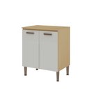 Ver imagem 5 de Lavanderia Modulada 3 Peças, 1 Armário Alto, 1 Aéreo de 70cm e Balcão de 70cm Essência 100% Mdf