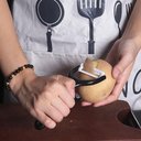 Ver imagem 3 de Conjunto de Facas de Cozinha Churrasco Cutelo com Lâmina Aço Inox 6 Peças Preto