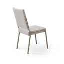 Ver mais imagens de Conjunto Sala de Jantar Mesa em MDF com Vidro 4 Cadeiras Moscou Bege/Champagne/Off White