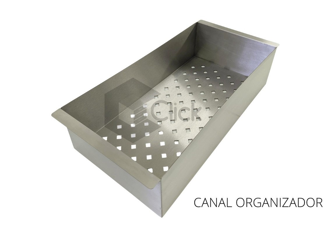 Canal Equipado Inox 304 Multi Uso Talheres Copos E Pratos - 2