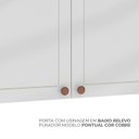 Ver imagem 6 de Armário Aéreo 2 Portas 80 cm Pérola Yescasa Branco