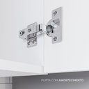 Ver imagem 7 de Armário Aéreo 2 Portas 80 cm Pérola Yescasa Branco