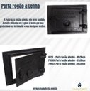 Ver imagem 6 de Porta Ferro Fundido Fornalha/cinzeiro Fogão a Lenha - Fundição Petrópolis 28x35cm