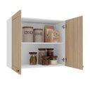 Ver imagem 3 de Armário Aéreo 2 Portas 80 Cm Pérola Yescasa