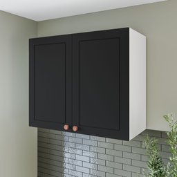Armário Aéreo 2 Portas 80 Cm Pérola Yescasa - 2
