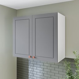 Armário Aéreo 2 Portas 80 Cm Pérola Yescasa - 2