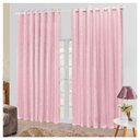 Ver imagem 2 de Cortina Jacquard 3,0 X 2,7m Sala Quarto Rosa Lilly Home Enxovais