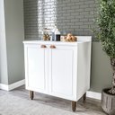 Ver imagem 2 de Balcão para Cozinha 2 Portas 80 Cm Pérola Yescasa