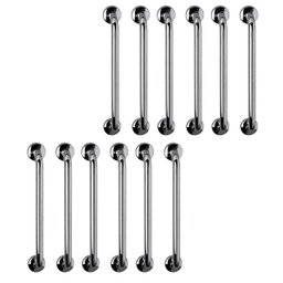 Barra de Apoio 60cm Aço Inox Kit 12 Unidades Acessibilidade Suporte Idoso Criança Gestante Banheiro  - 1