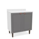 Ver imagem 3 de Balcão para Cozinha 2 Portas 80 Cm Pérola Yescasa