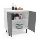 Ver imagem 5 de Balcão para Cozinha 2 Portas 80 Cm Pérola Yescasa