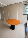 Ver imagem 4 de Mesa de Jantar Oval 150x90cm Freijó - Base Cone Preto