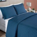 Ver imagem 2 de Cobre Leito Queen Doroty Micropercal Azul