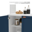 Ver imagem 7 de Paneleiro / Torre Quente 4 Portas 2 Nichos para Forno e Utensílios com 80 Cm Pérola Yescasa