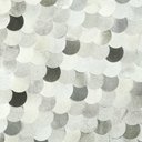 Ver imagem 2 de Tapete de Couro Legítimo Geométrico - 2.00x3.00 - Cinza Médio - 250703074510