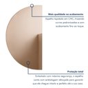 Ver imagem 6 de Espelho Orgânico Meia Lua Lapidado para Banheiro 89x48,7