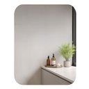 Ver imagem 2 de Espelho Orgânico Lapidado para Banheiro 80x60cm Aura 