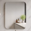 Ver mais imagens de Espelho Orgânico Lapidado para Banheiro 80x60cm Aura 