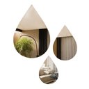 Ver imagem 2 de Conjunto de Espelhos Orgânico Trio Gota 78x58,3 58x43,4 48x36