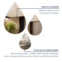 Ver imagem 4 de Conjunto de Espelhos Orgânico Trio Gota 78x58,3 58x43,4 48x36