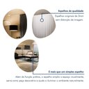 Ver imagem 4 de Conjunto de Espelhos Orgânico Trio Aqua Lapidado 74,5x59