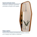 Ver mais imagens de Espelho Orgânico Moldura Mdf 182x74,6 Harmonia