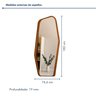 Espelho Orgânico Moldura Mdf 182x74,6 Harmonia - 4