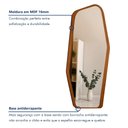 Ver imagem 6 de Espelho Orgânico Moldura Mdf 182x74,6 Harmonia