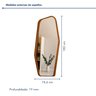Espelho Orgânico Moldura Mdf 182x74,6 Harmonia - 4