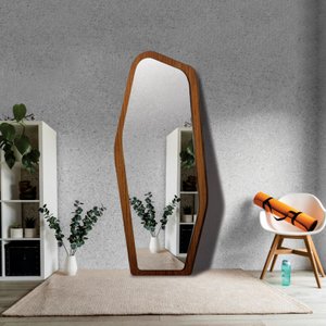 Espelho Emoldurado Mdf Harmonia 182x74,6 para Sala de Estar