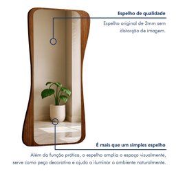 Espelho Moldura Mdf 182x96,6cm Encanto - 5