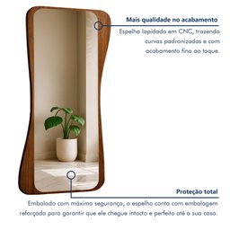 Espelho Moldura Mdf 182x96,6cm Encanto - 7