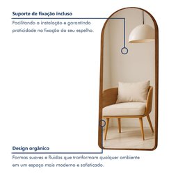 Espelho Moldura Mdf 182x81,6 Fiore - 8