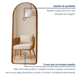 Espelho Moldura Mdf 182x81,6 Fiore - 5