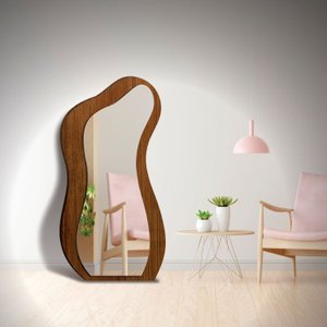 Espelho Emoldurado Mdf 159x81 para Sala de Estar