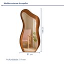 Ver imagem 4 de Espelho Moldura Mdf 159x81cm Lady
