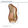 Espelho Moldura Mdf 159x81cm Lady - 4