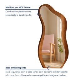 Espelho Moldura Mdf 159x81cm Lady - 6